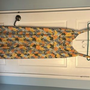 Multi colored floral dress